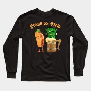 Frank & Stein, Funny Beer Festival Gift Long Sleeve T-Shirt